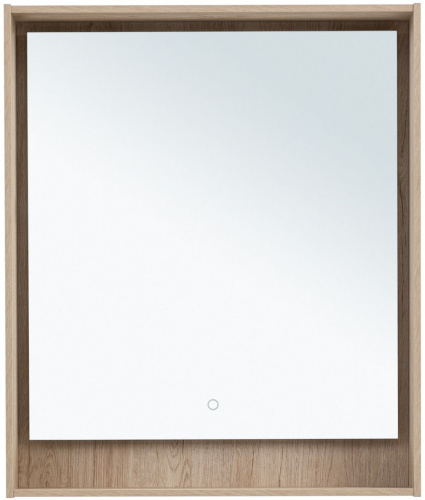 картинка Зеркало Милан 70 LED цв. дуб светлый (336404) от магазина Сантехстрой