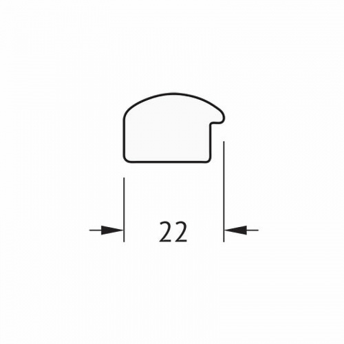 картинка Зеркало Evoform Definite 88х68 BY 0673 в багетной раме - Махагон 22 мм от магазина Сантехстрой