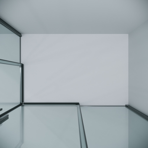 картинка Душевое ограждение Grossman Galaxy 1/2.K33.01.10.42.00-1/2.K33.01.90.42.00 (100х90х195) раздвижная,графит сатин,стекло прозрачное,2 места от магазина Сантехстрой