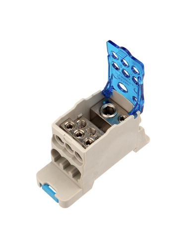 картинка Блок распределительный РБД-160А на DIN-рейку REXANT от магазина Сантехстрой