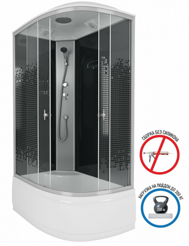 картинка Душевая кабина Niagara Eco NG-7510-14L 120х80 без гидромассажа от магазина Сантехстрой