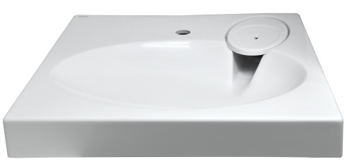 картинка Раковина подвесная AZARIO Elegance 592х59290 литьевой мрамор, белая (CS00078300) от магазина Сантехстрой