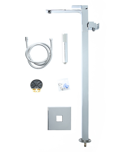 фото orange lutz m04-336cr однозахватный напольный смеситель для ванны