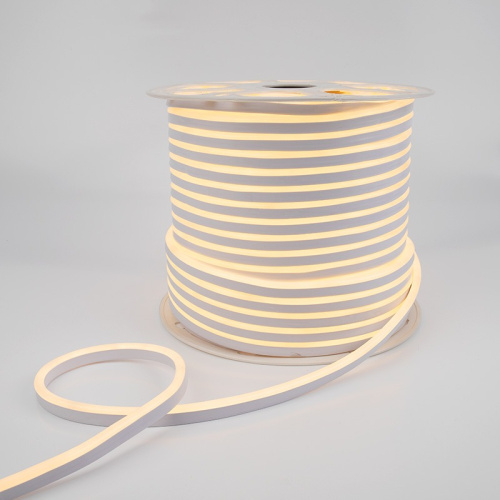 картинка Гибкий неон LED SMD 8х16 мм,  теплый белый,  120 LED/м,  бухта 100 м от магазина Сантехстрой