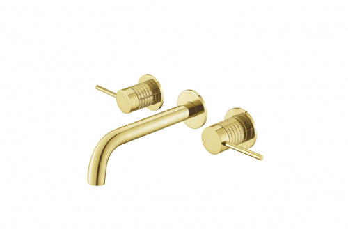 картинка Смеситель для раковины Groove VBFW-4G1BG4 встраиваемый, брашированное золото от магазина Сантехстрой