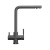 картинка Смеситель для кухни ULGRAN Classic темно-серый (U-016-309) от магазина Сантехстрой