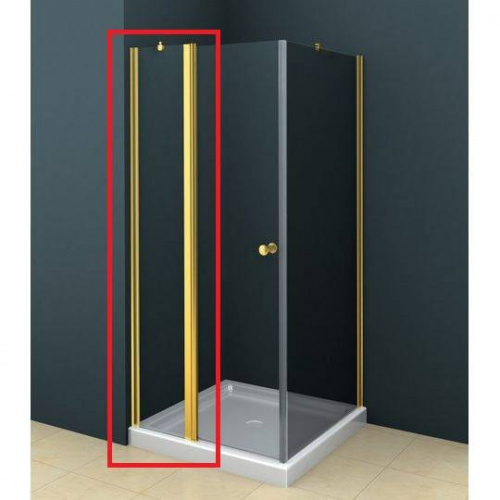 картинка Боковая стенка Cezares ROYAL PALACE-A-30-FIX-C-G стекло прозрачное от магазина Сантехстрой