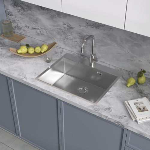 картинка Кухонная мойка Reflexion Iseo RX2260SS полированная сталь от магазина Сантехстрой