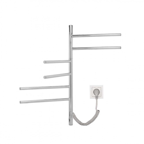 картинка Полотенцесушитель электрический Vincea VTD-1S2CE 43х80, хром, таймер от магазина Сантехстрой