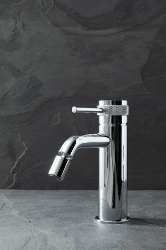 фото смеситель для биде allen brau priority 5.31a04-00 (с донным клапаном) хром