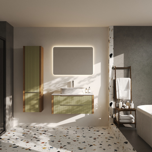 картинка Пенал подвесной Валенсия, Зеленый тростник от магазина Сантехстрой