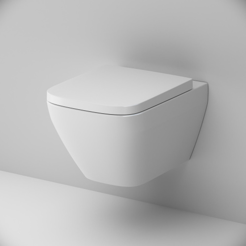 картинка C701701SC Spirit V2.0 Square подвесной унитаз FlashClean с сиденьем микролифт от магазина Сантехстрой