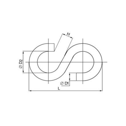 картинка Крюк тип «S» 6 от магазина Сантехстрой