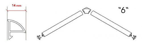 картинка Набор заглушек и уголков Ravak 6 B440000001 Белый от магазина Сантехстрой