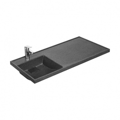картинка Раковина - столешница AQUATON Лондри 1050, левая, графит (1A72833KLH21L) от магазина Сантехстрой