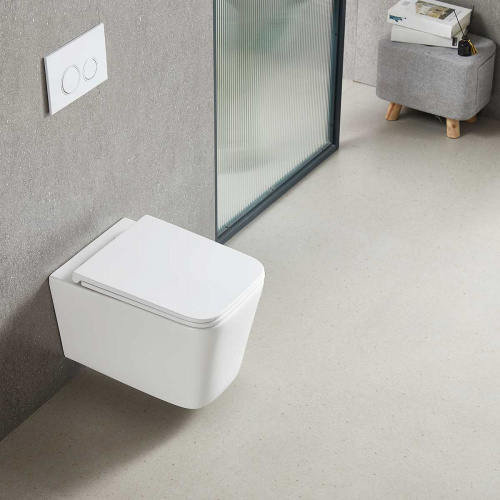 картинка Унитаз подвесной Tornado Q-Line VT1-12T, цвет белый, ультратонкое soft-close сиденье от магазина Сантехстрой