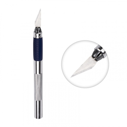 картинка Нож с перовым лезвием (скальпель) REXANT от магазина Сантехстрой