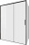 картинка Душевой уголок Aquanet Pleasure Evo 150x90 AE65-150x90-BT профиль черный, прозрачное стекло от магазина Сантехстрой