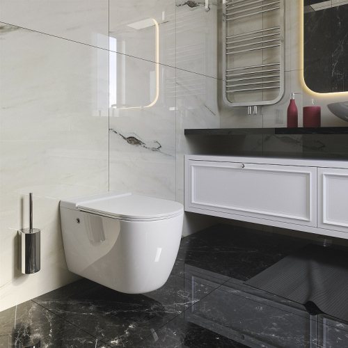 картинка Унитаз Grossman GR-5502 подвесной с сиденьем Микролифт от магазина Сантехстрой