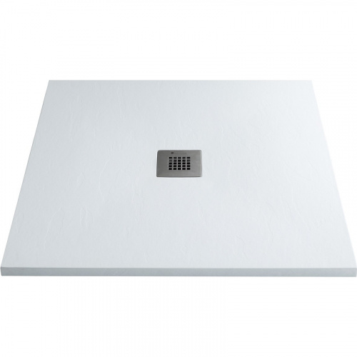 картинка Душевой поддон из искусственного камня Allen Brau Priority 100x90 8.31004-21 Белый камень от магазина Сантехстрой