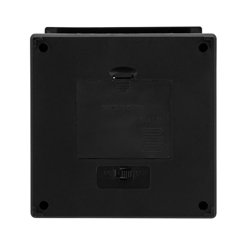 картинка Декоративный фонарь 11х11х22,5 см,  черный корпус,  теплый белый цвет свечения с эффектом пламени свечи NEON-NIGHT от магазина Сантехстрой