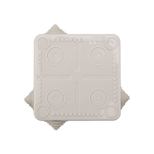 картинка Коробка распределительная наружного монтажа с откидной крышкой 100х100х50 мм,  IP54 REXANT от магазина Сантехстрой