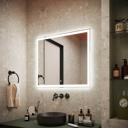 картинка Зеркало Sancos City 80 CI800 с подсветкой с сенсорным выключателем от магазина Сантехстрой