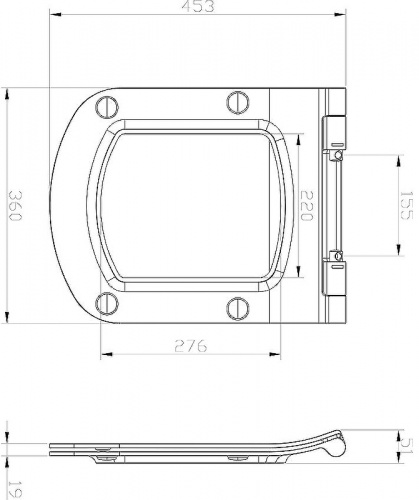 картинка Сиденье для унитаза Ravak Classic Slim X01673 Белое с Микролифтом от магазина Сантехстрой