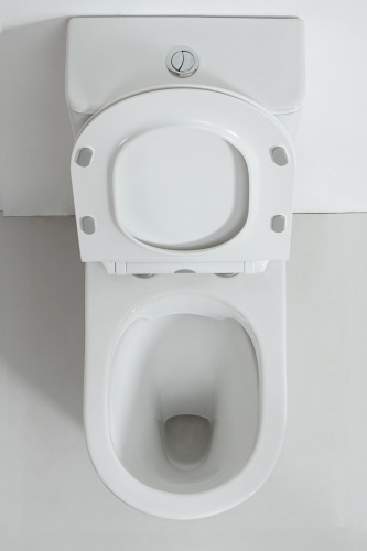 картинка Унитаз-компакт Orange C01-000W безободковый, сиденье с микролифтом от магазина Сантехстрой