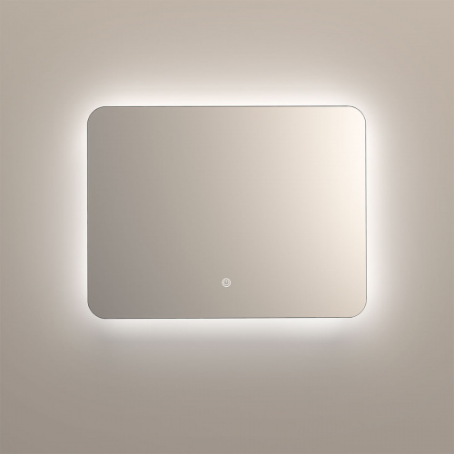 картинка Зеркало LED VLM-3BE800 800х600 c сенсорным выключателем и диммером от магазина Сантехстрой