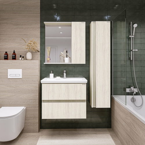 картинка Зеркало со шкафом Grossman Юнит 70 207011 Кадена лайт от магазина Сантехстрой