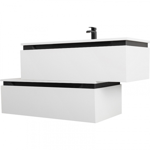 картинка Тумба Cezares Slider 100 SLIDER-1000-1C-PI-BO Bianco Opaco от магазина Сантехстрой