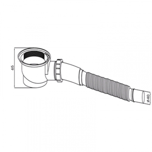 картинка Акриловый поддон 100x80 см Black & White Stellar Wind 0810H00 от магазина Сантехстрой