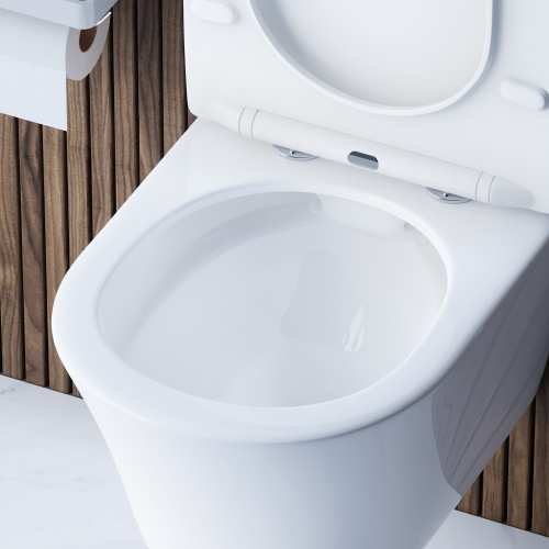 картинка DX35C1700SC Skyline унитаз подвесной безободковый с сиденьем микролифт от магазина Сантехстрой