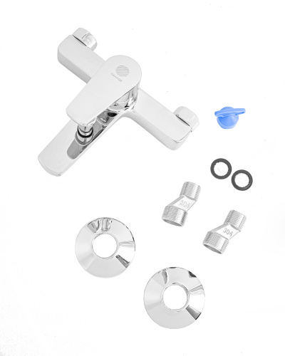 фото orange felix m14-100cr смеситель для ванны/душа