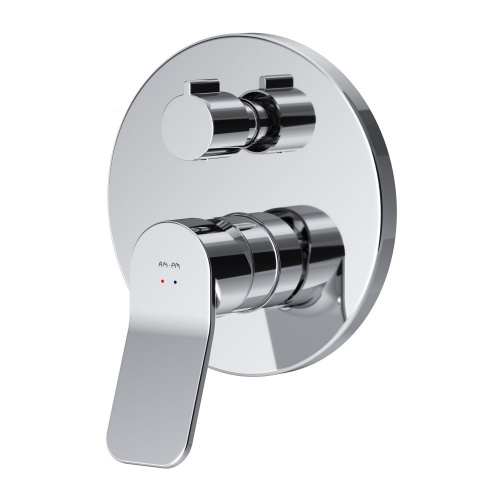 фото f85a55000 x-joy смеситель встроенный на 3 потребителя, хром