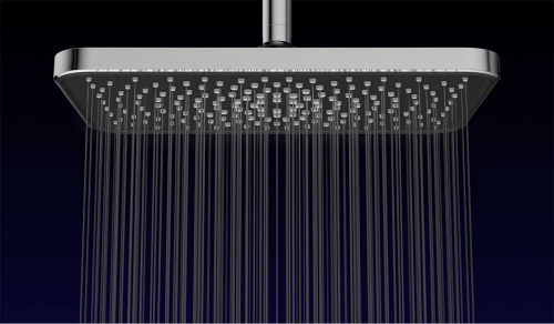 картинка Душевой комплект VSFW-321MT1GM встраиваемый, термостатический, двухрежимный, вороненая сталь от магазина Сантехстрой