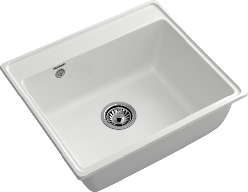 картинка Мойка кухонная GranFest VERTEX GF-V-580 1-чаш 580*500мм иней, мрамор от магазина Сантехстрой