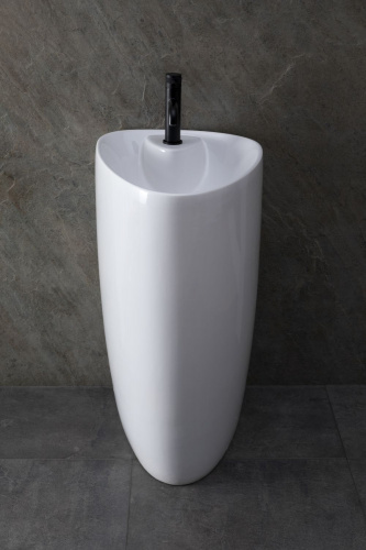 картинка Раковина напольная Allen Brau Infinity 4.21015.20 белый глянец от магазина Сантехстрой