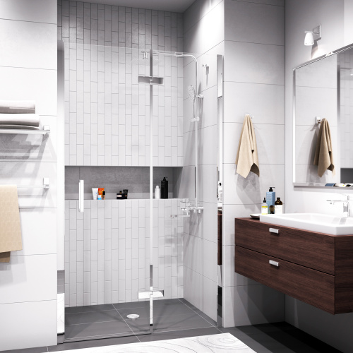 картинка Душевая дверь (120х200) WasserKRAFT Aller 10H05-SPR от магазина Сантехстрой