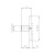 картинка Bossini  Боковая лейка душа из латуни  TONDO-FLAT-WALL &Oslash; 100 mm - самоочищающийся дождевой спрей - 1/2 M, цвет черный матовый от магазина Сантехстрой