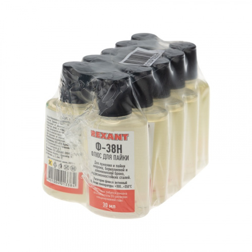 картинка Флюс для пайки REXANT,  Ф-38Н,  30 мл,  флакон от магазина Сантехстрой