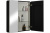 картинка Зеркало-шкаф Reflection Black led 760x850 RF2002BL от магазина Сантехстрой
