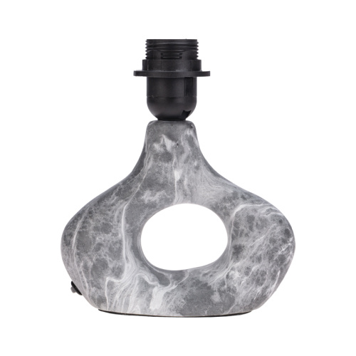 картинка Светильник декоративный настольный Форте, основание кольцо под черный мрамор, белый абажур, цоколь Е27, 60Вт REXANT от магазина Сантехстрой