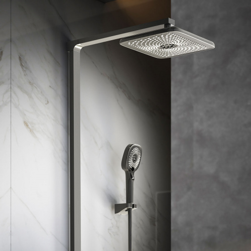 картинка Душевая стойка Inspire VSFS-3I13TGM термостатическая, вороненая сталь от магазина Сантехстрой