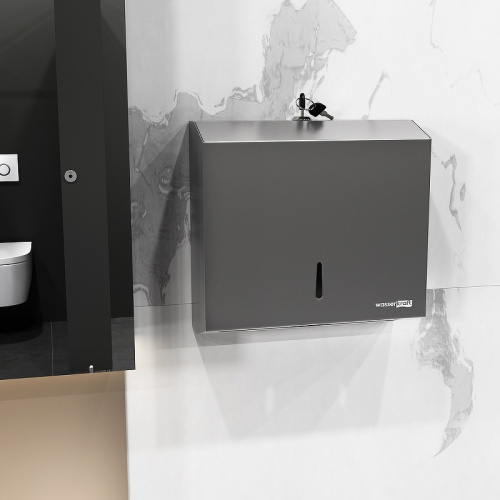 картинка Диспенсер бумажных полотенец WasserKRAFT K-10091 Хром от магазина Сантехстрой