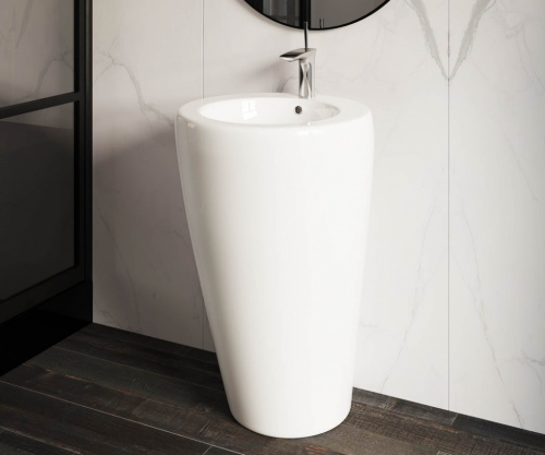 картинка CN1807 Умывальник-моноблок, 1 отверстие под смеситель от магазина Сантехстрой