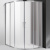 картинка Душевой уголок Cezares Molveno R-22 120х120 MOLVENO-R-22-90+30-P-Cr профиль Хром стекло рифленое от магазина Сантехстрой