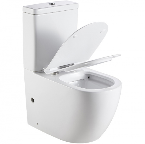 картинка Унитаз компакт Logan L1C 261949 без бачка с сиденьем Микролифт от магазина Сантехстрой