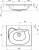 картинка Умывальник Ravak ROSA II 600 с переливом прямоугольный от магазина Сантехстрой